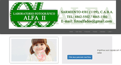 Desktop Screenshot of laboratorioalfa.com.ar