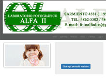 Tablet Screenshot of laboratorioalfa.com.ar